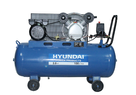 COMPRESOR DE AIRE HYUNDAI 100 LTS. 2.0HP 220V MOD. 82HYXY100C
