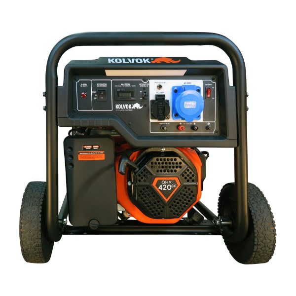GENERADOR BENCINERO KOLVOK 6.5KW 220V MOD.GO70GTA - Imagen 2