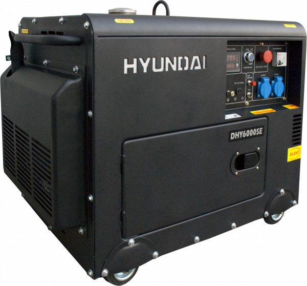 GENERADOR HYUNDAI DIESEL 5.3KW 230V P/ELECT. MOD. 78DHY6000SE