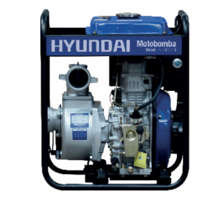 MOTOBOMBA HYUNDAI DIESEL 3"X3” P/ELECT./MANUAL AGUA LIMPIA MOD. 82HYDP80CLE