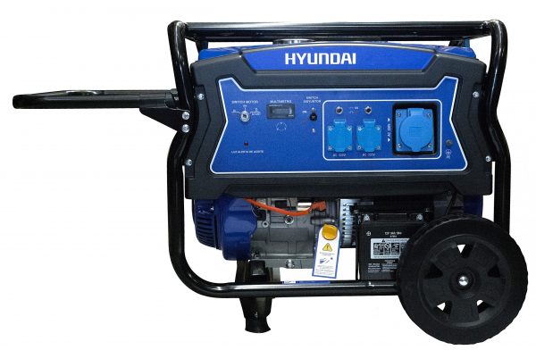 GENERADOR HYUNDAI A GASOLINA 5.5KW 220V P/MANUAL/ELECT. MOD. 82HYG7750E