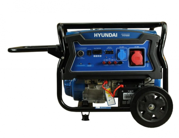 GENERADOR HYUNDAI A GASOLINA 8.1 KVA 380V P/MANUAL/ELECT.   MOD. 82HYGT9250E - Imagen 2