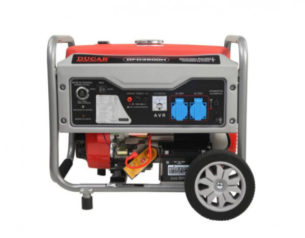 GENERADOR BENCINERO DUCAR 3KW 220V P/ELECTRICA MOD.DFD3500H