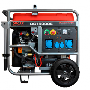 GENERADOR BENCINERO DUCAR 12KVA 220V MOD.DG15000E