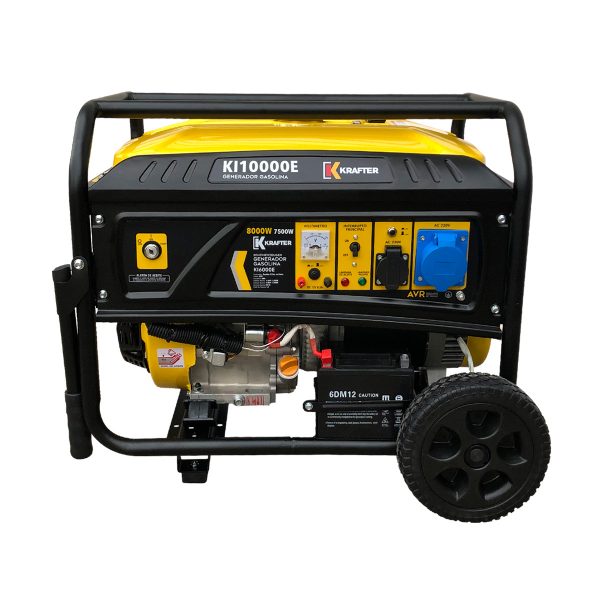 GENERADOR KRAFTER BENCINERO 8KVA 220V P/ELECTRICA MOD.KI10000E (CONEXIÓN ATS) - Imagen 3
