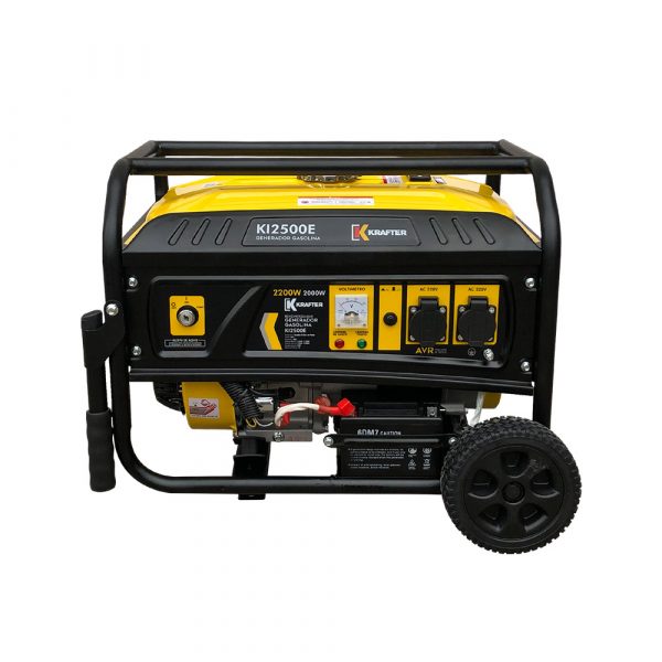 GENERADOR KRAFTER BENCINERO 2.2KVA 220V P/ELECTRICA MOD.KI2500E - Imagen 3
