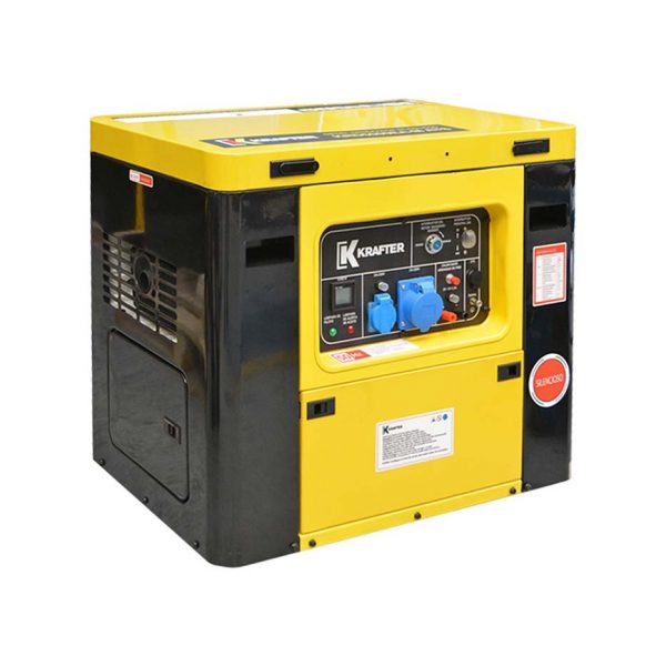 GENERADOR KRAFTER DIESEL 6.5KVA 220V MOD.KRD5000EI-M