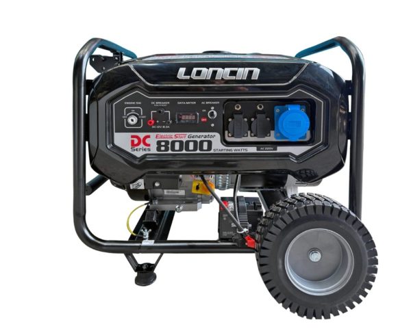 Generador Bencinero LONCIN 7.0Kw 220V P/Eléctrica MOD.LC8000DF