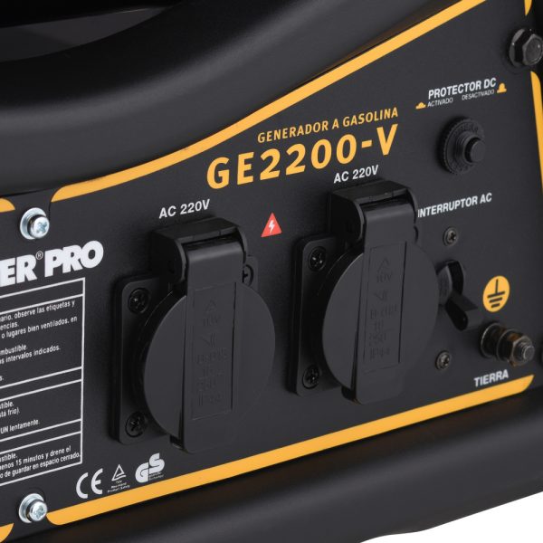GENERADOR POWER PRO GASOLINA 2,2KVA MONOFÁSICO P/MANUAL - Imagen 2
