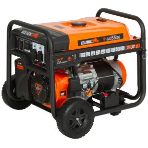 GENERADOR BENCINERO KOLVOK 5.5KW 220V P/ELECTRICA MOD.GO55GE