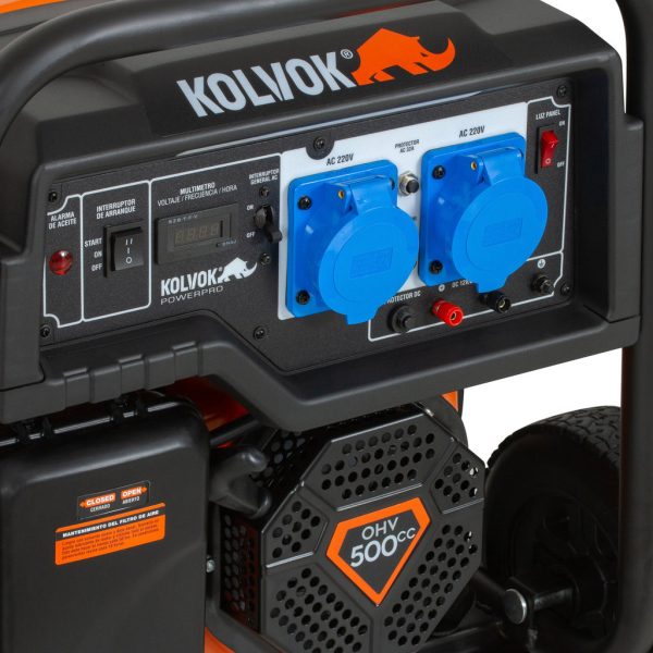 Generador Bencinero Kolvok 8.5kVA 220V Mod.GO82GTA - Imagen 5