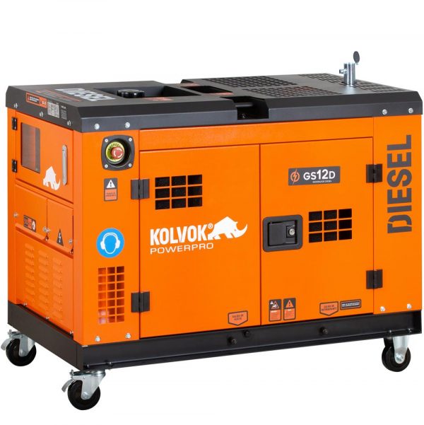 Generador Diésel Kolvok 10kVA 220V Mod.GS12D