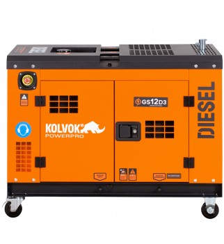 Generador Diésel Kolvok 12kVA Trifásico Mod.GS12D3