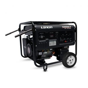 GENERADOR BENCINERO LONCIN 4.5KVA 220V P/ELECTRICA MOD.LC5000DF