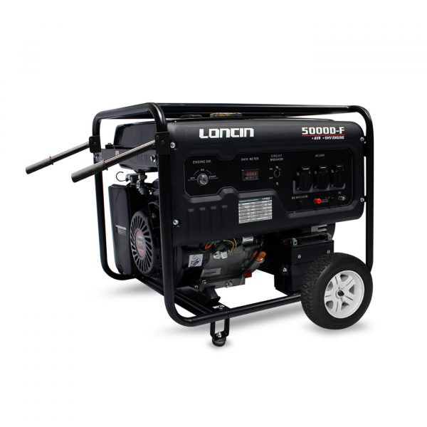 GENERADOR BENCINERO LONCIN 4.5KVA 220V P/ELECTRICA MOD.LC5000DF