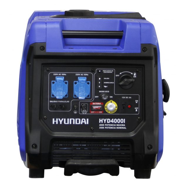 GENERADOR INVERTER HYUNDAI A GASOLINA C/CONTROL REMOTO 4.0KW 220V P/ELECT.  MOD. HDY4000I