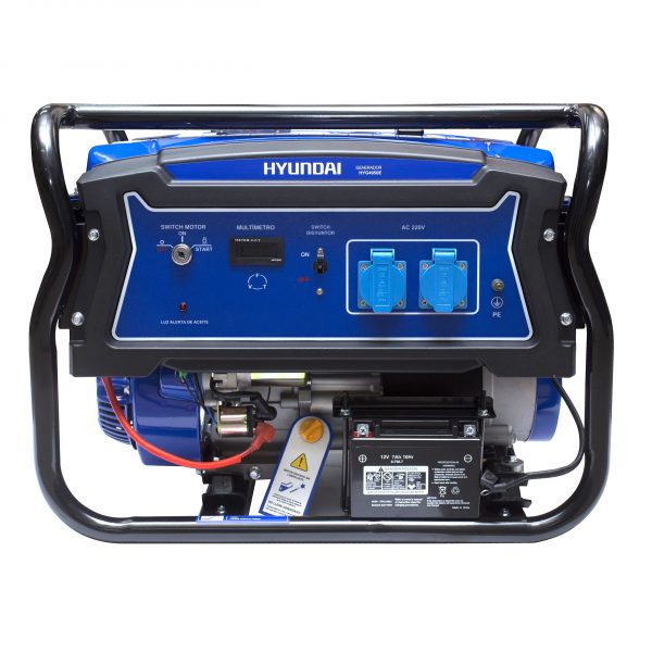 GENERADOR HYUNDAI A GASOLINA 2.8KW 220V P/MANUAL/ELECT.  MOD. 82HYG4050E