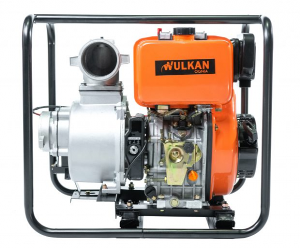 MOTOBOMBA WULKAN DIESEL 4X4 10HP P/ELECTRICA STRONG  MOD. WK-WP-4X4 - Imagen 2