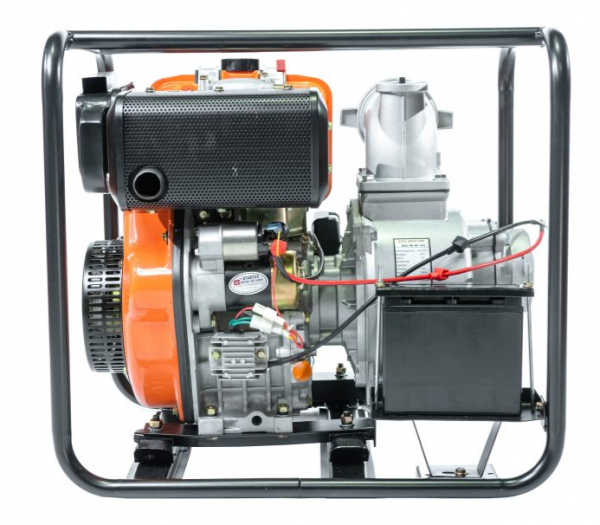MOTOBOMBA WULKAN DIESEL 4X4 10HP P/ELECTRICA STRONG  MOD. WK-WP-4X4 - Imagen 3