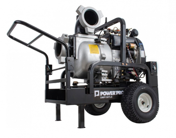 MOTOBOMBA POWER PRO DIESEL 6" X 6" GRAN CAUDAL 17HP PARTIDA ELÉCTRICA DWP150FLE