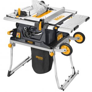 SIERRA DE BANCO PLEGABLE CON RUEDAS INGCO10" 1500W 220V MOD.TS15008