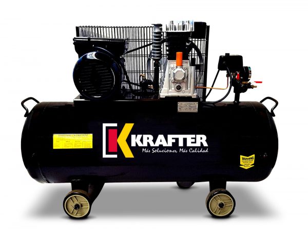 COMPRESOR DE AIRE KRAFTER ACK 100 LTS 3HP 220V
