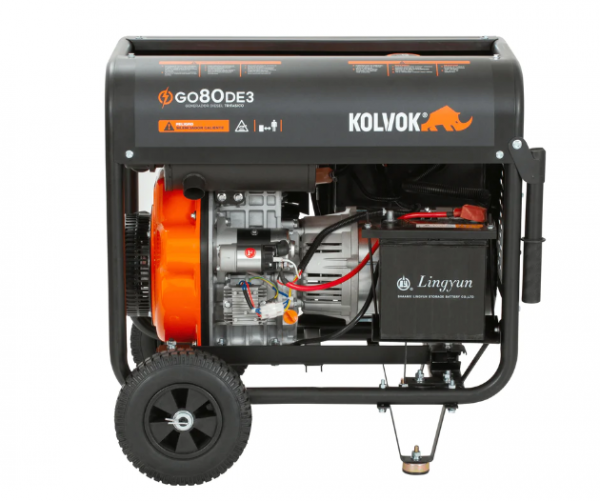 GENERADOR DIESEL KOLVOK 8.1kVA TRIFÁSICO GO80DE3 - Imagen 3