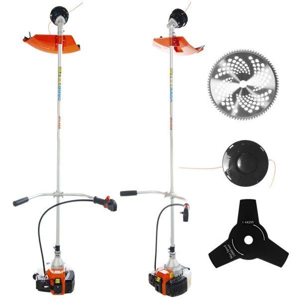 DESMALEZADORA WULKAN SLIM 52CC 3 ACCESORIOS MOD.WK-BC-52-3A