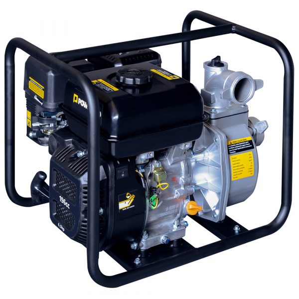 MOTOBOMBA POWER PRO BENCINERA PRO 2X2 CAUDAL AGUA LIMPIA 5.5HP MOD.GWP20