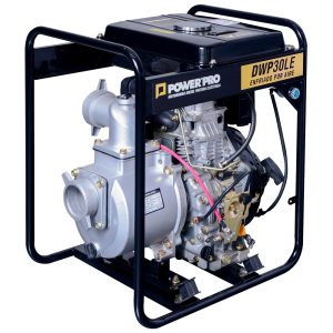 MOTOBOMBA POWER PRO DIESEL 3X3 6.7HP AGUAS LIMPIAS PARTIDA ELECTRICA MOD.DWP30LE