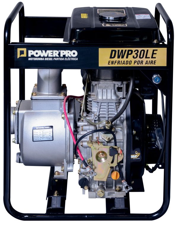 MOTOBOMBA POWER PRO DIESEL 3X3 6.7HP AGUAS LIMPIAS PARTIDA ELECTRICA MOD.DWP30LE - Imagen 2
