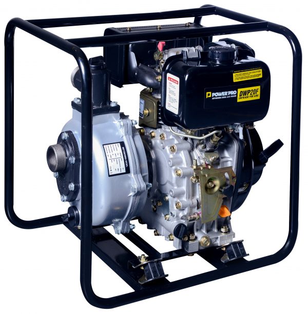 MOTOBOMBA POWER PRO DIESEL ALTA PRESION 2" 6.7HP P/MANUAL MOD.DWP20F