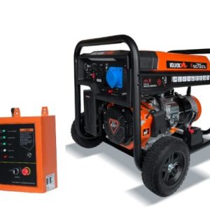 GENERADOR BENCINERO KOLVOK 6.5KVA 220V P/ELECTRICA + ATS MOD.GO70GTA