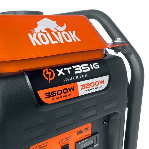 GENERADOR INVERTER KOLVOK GASOLINA 3.5KW 220V MOD.XT35IG - Imagen 2
