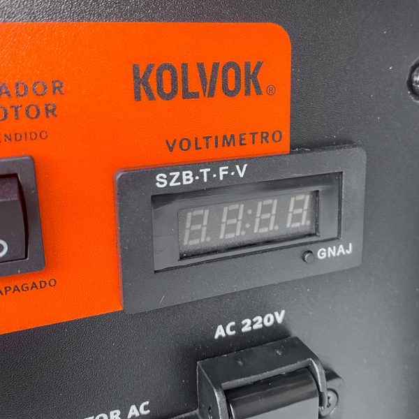 GENERADOR INVERTER KOLVOK GASOLINA 3.5KW 220V MOD.XT35IG - Imagen 5