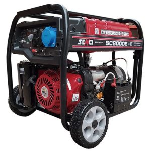 GENERADOR SENCI BENCINERO 7KW 220V P/ELECTRICA MOD.SC8000