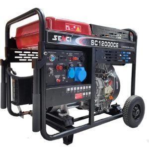 GENERADOR SENCI DIESEL 10KW 220V P/ELECTRICA MOD.SC12000CE