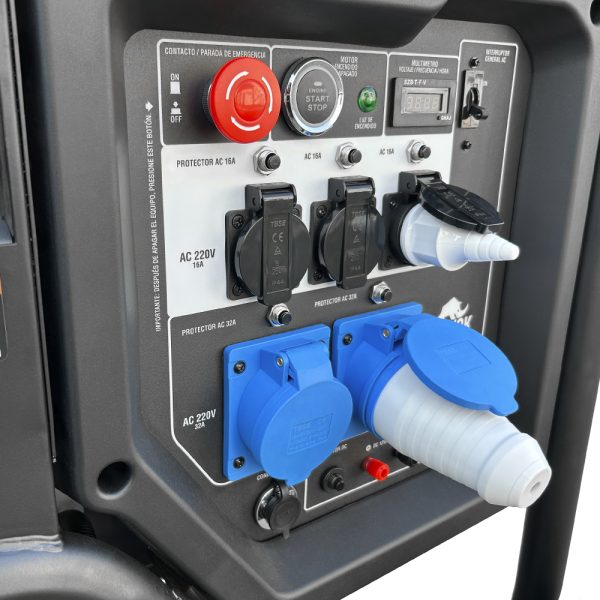 GENERADOR BENCINERO KOLVOK 12KVA 220V P/ELECTRICA MOD.GO1200GTA - Imagen 2
