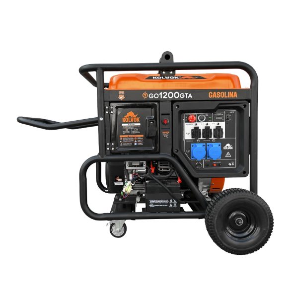 GENERADOR BENCINERO KOLVOK 12KVA 220V P/ELECTRICA MOD.GO1200GTA - Imagen 3