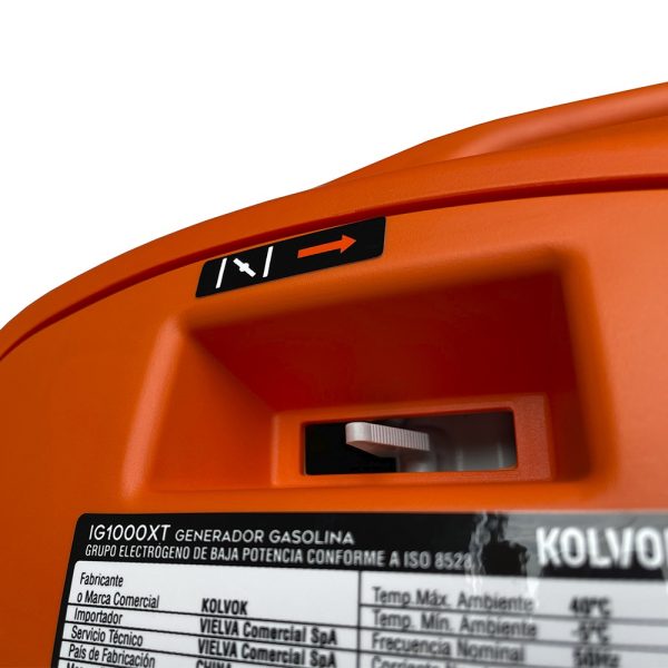 GENERADOR INVERTER KOLVOK A GASOLINA 1000W 220V MOD.IG1000XT - Imagen 4