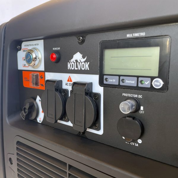 GENERADOR INVERTER KOLVOK A GASOLINA 3200W 220V MOD.IG3200XT - Imagen 4