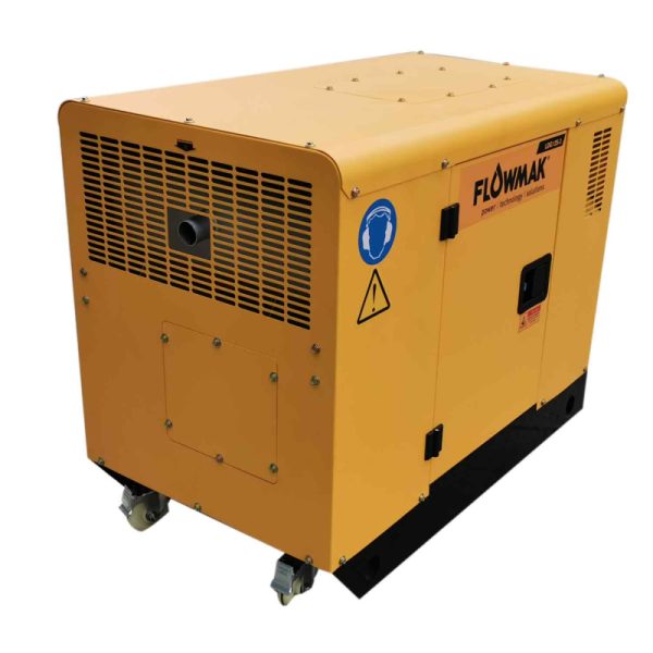 GENERADOR DIESEL FLOWMAK 11KVA/KW 220V + ATS MOD.LDG12S