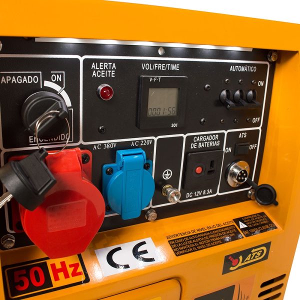 GENERADOR DIESEL SDS POWER 5.0KVA 380V MOD.SDG6500S3 - Imagen 2