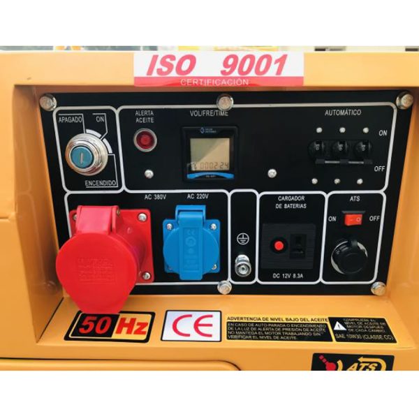 GENERADOR DIESEL SDS POWER 5.0KVA 380V MOD.SDG6500S3 - Imagen 3