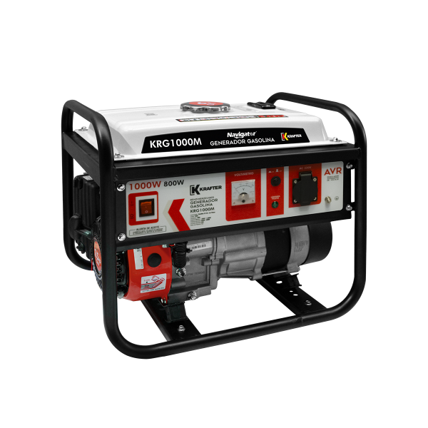 GENERADOR KRAFTER BENCINERO 1KVA 220V P/MANUAL MOD.KRG1000M