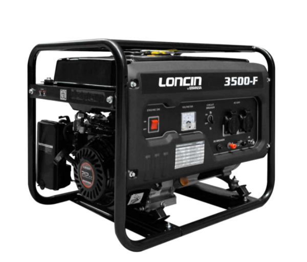 GENERADOR BENCINERO LONCIN 3,1KW 220V P/MANUAL MOD. LC3500-F