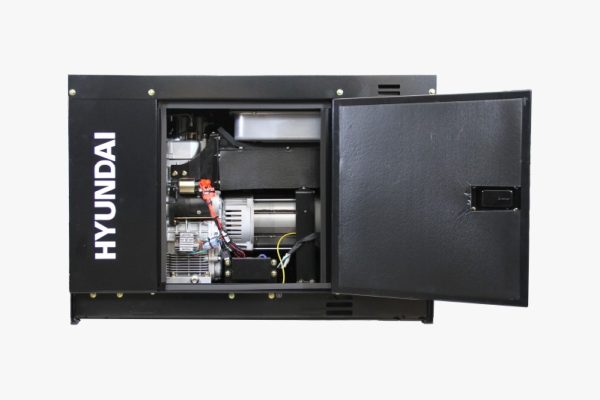 GENERADOR HYUNDAI DIESEL INSONORO 8.5KVA 220V P/ELECTRICA MOD.78DHY10000SE - Imagen 3