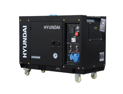 GENERADOR HYUNDAI DIESEL 6.3KW 220V P/ELECTRICA MOD.DHY8600SE