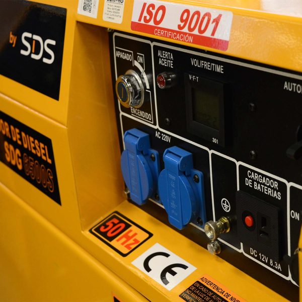 GENERADOR DIESEL SDS POWER 5.0KVA 220V MOD.SDG6500S - Imagen 2