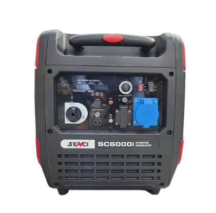 GENERADOR INVERTER SENCI SILENCIOSO 6000W 220V P/ELECTRICA CONEXION ATS MOD.SC6000I - Imagen 3